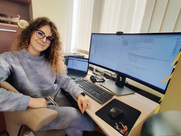 Gergana from Zühlke Bulgaria is working from home.