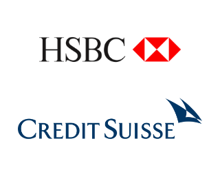 hsbc and credit suisse logo
